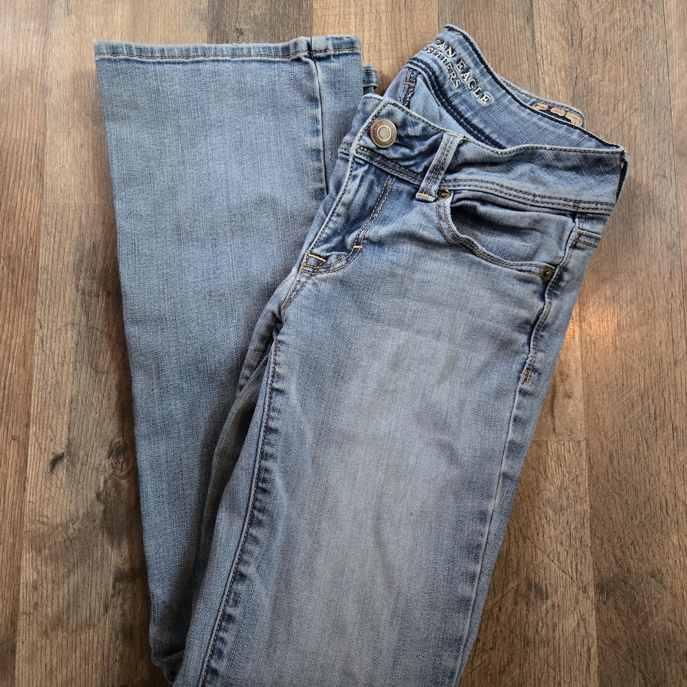 American Eagle Outfitters Light Blue Boot Cut Jeans